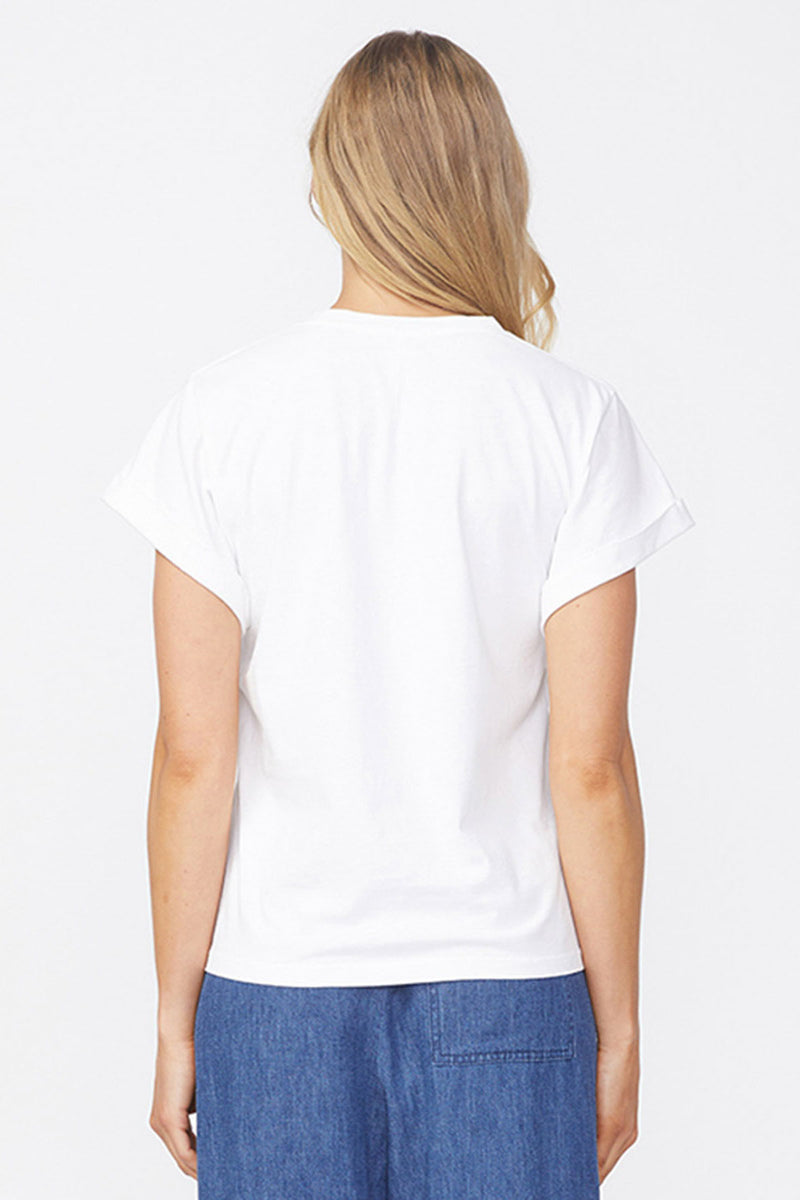 Cloud Jersey Oversized T-Shirt in Paper-back