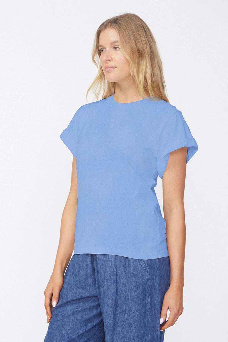 Stateside Cloud Jersey Oversized T-Shirt in Sea