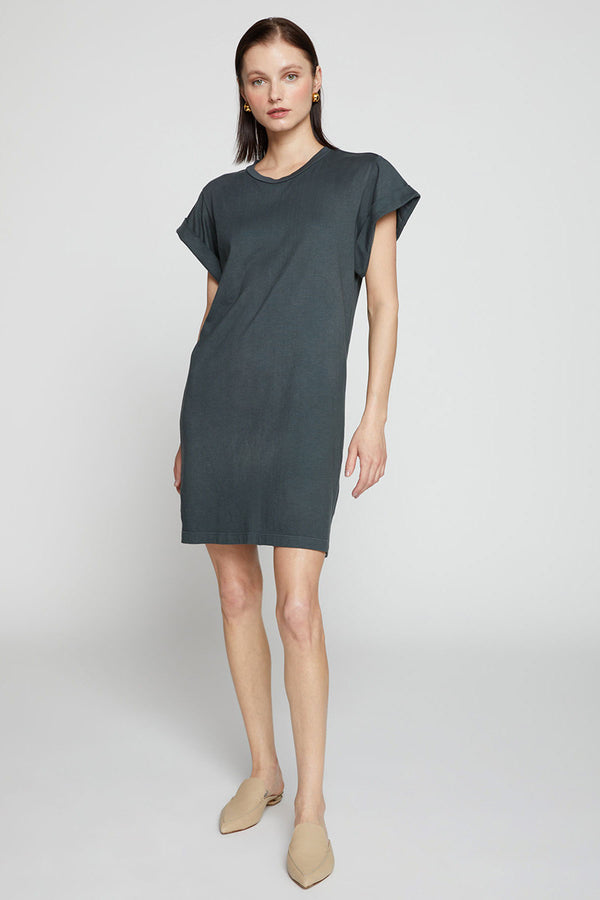 Stateside Cloud Jersey T-Shirt Dress-full front view