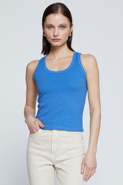 Stateside Luxe 2x1 Rib Classic Tank-front view