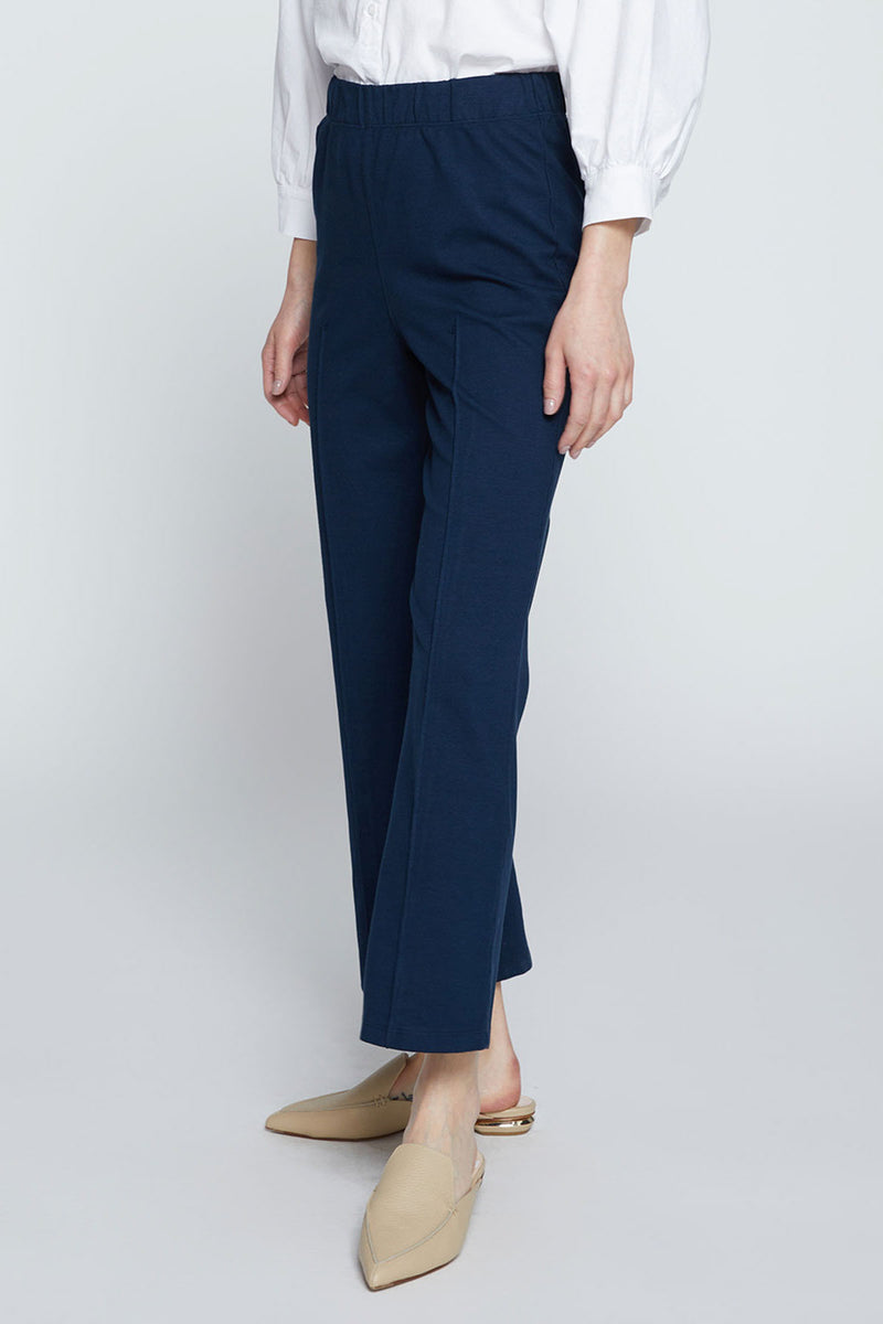 Stateside Ponte Cropped Kick Flare Pantside view