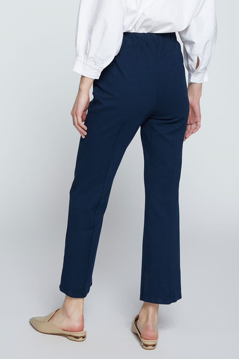 Stateside Ponte Cropped Kick Flare Pant-back view