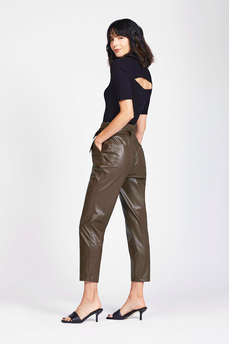 Winona Pant In Bark-side/back