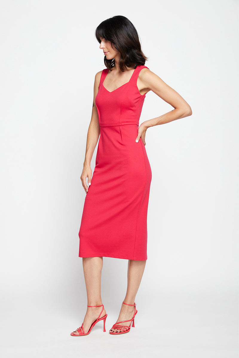 Bailey 44 Larisa Dress In Campari-side