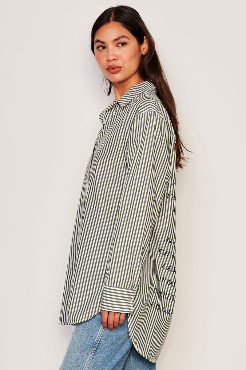 Sundry Destinations Oversized Shirt-side view