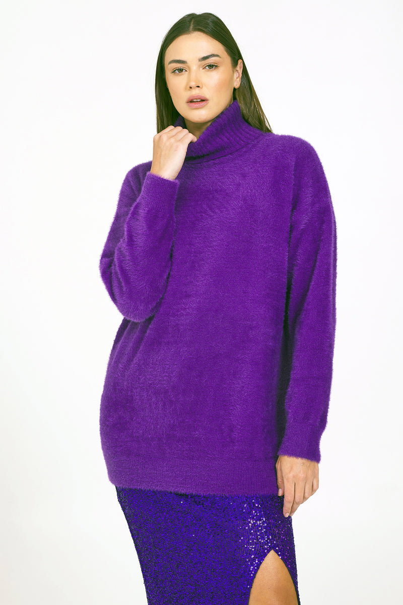 Bailey 44 Sana Sweater Top in Magenta-front