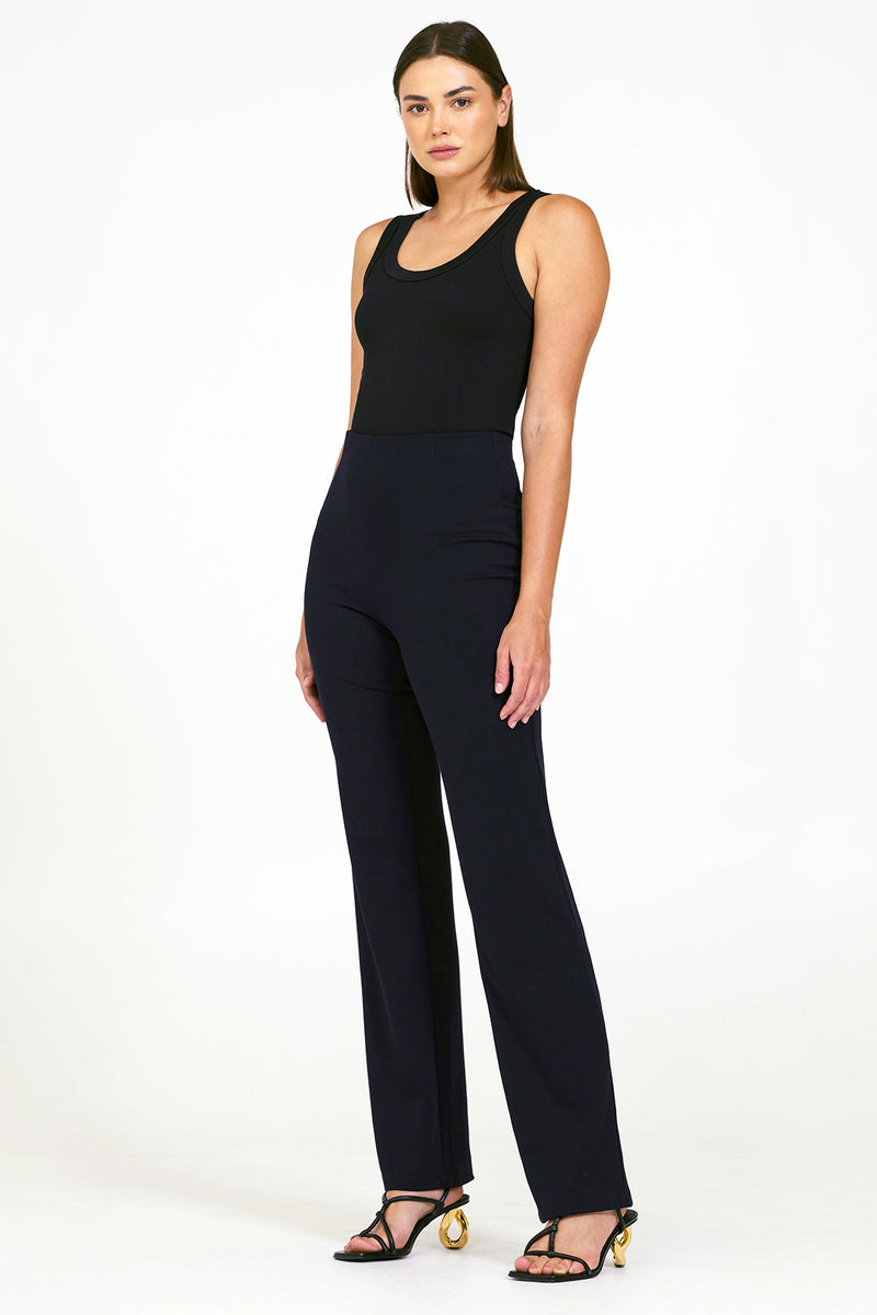 Bailey 44 Sabila Ponte Pant in Midnight Blue-side