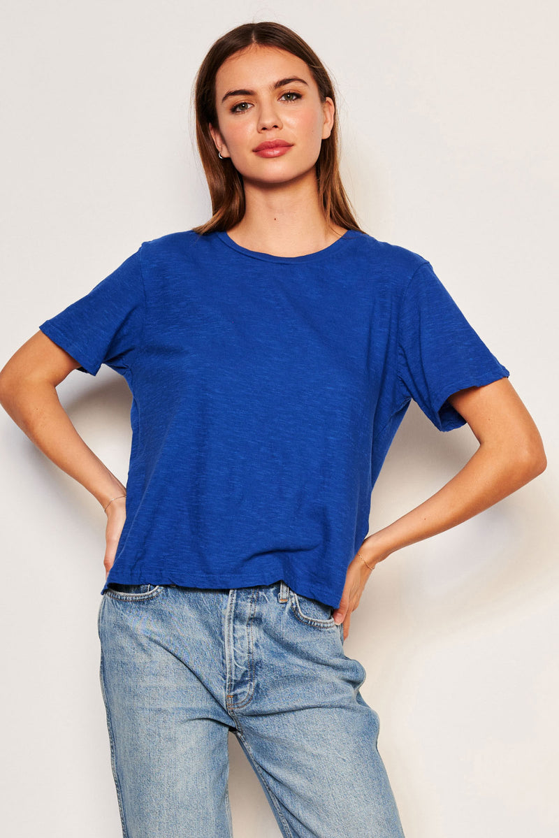 Sundry Crew Neck Tee in Symphony