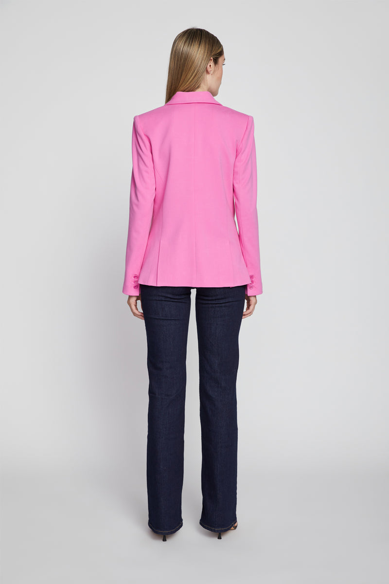 Bailey 44 Zoey Ponte Jacket in Dahlia Pink-back