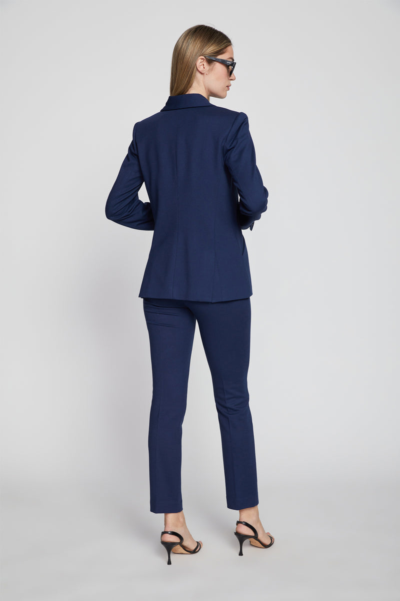 '-Bailey 44 Zoey Ponte Jacket in Deep Sea-back