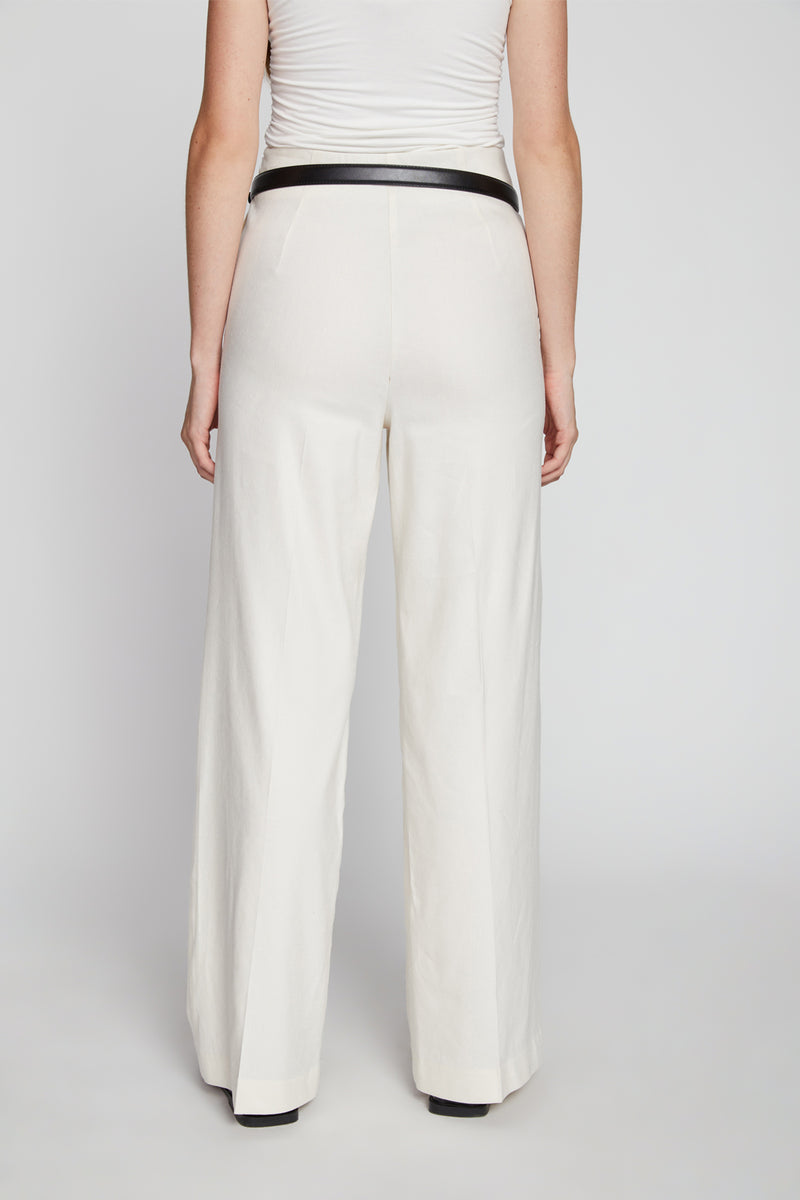 Bailey 44 Alara Linen Pant in Creme