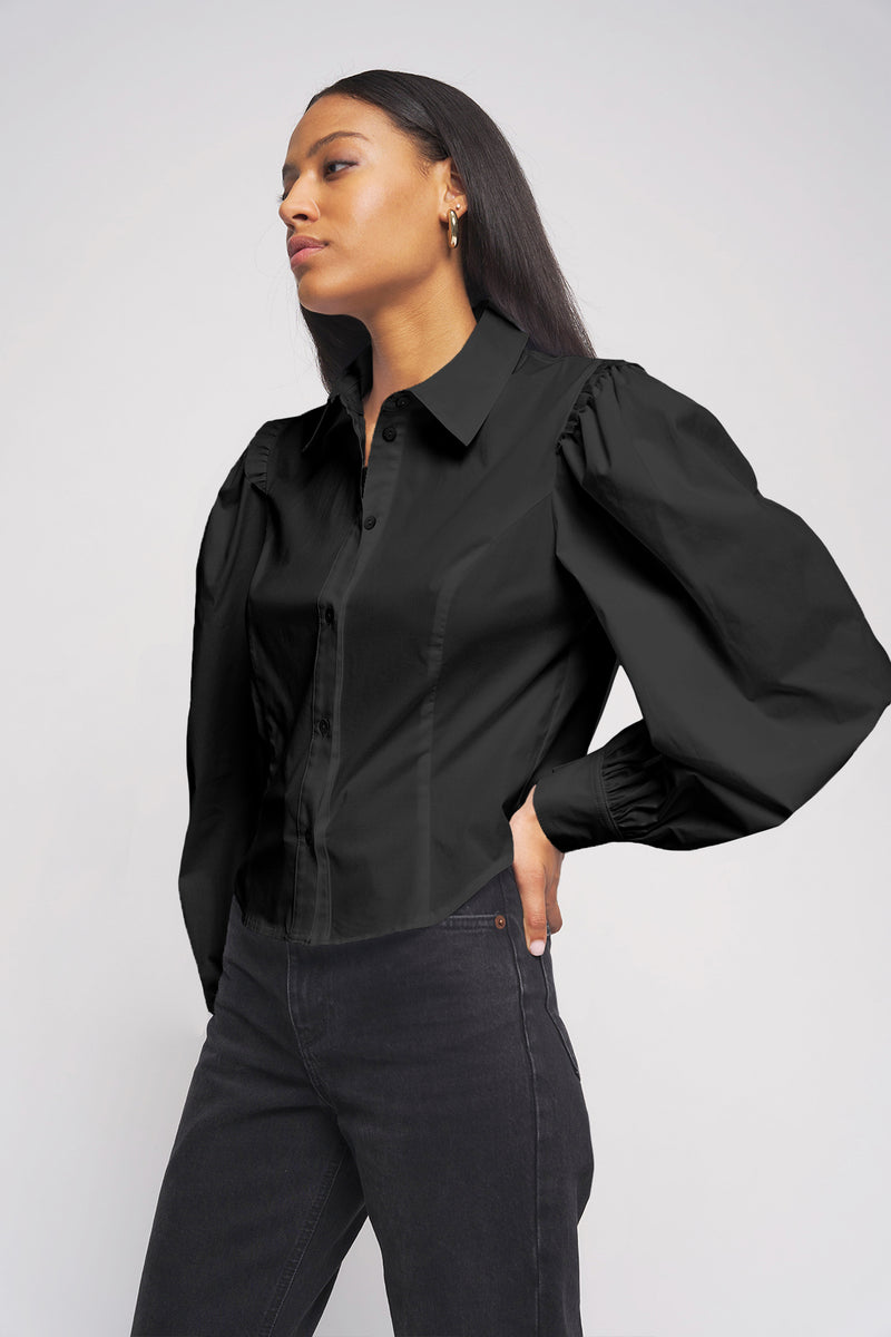 Bailey 44 Taraji Top in Black - Side