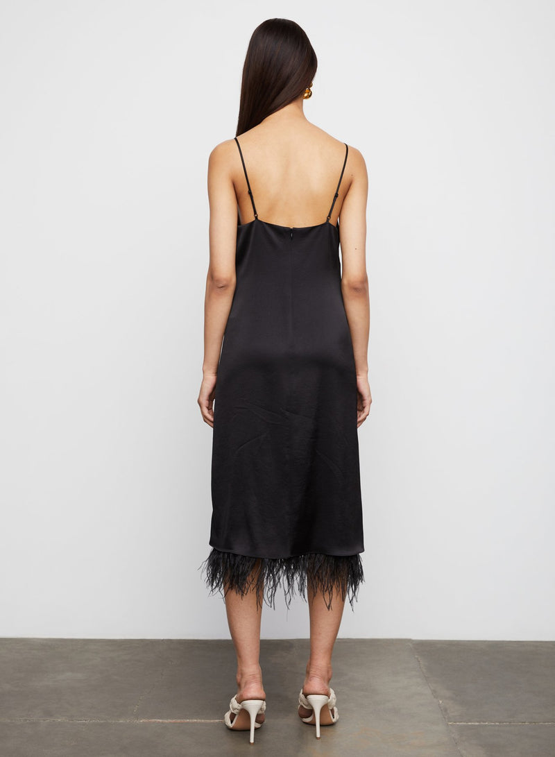 Leilani Body Skimming Slip Dress in Black -  Bailey/44.