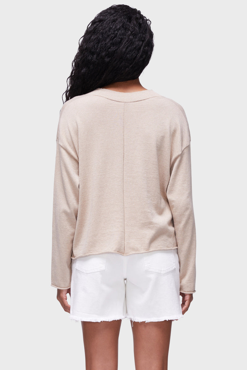 DSTLD Women's Daily V in Desert Sand - Back